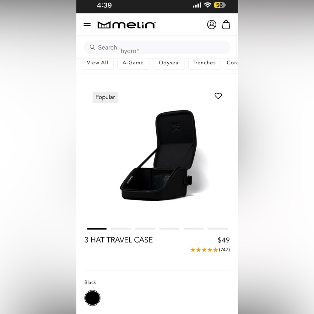 Melin 3 Hat Travel Case